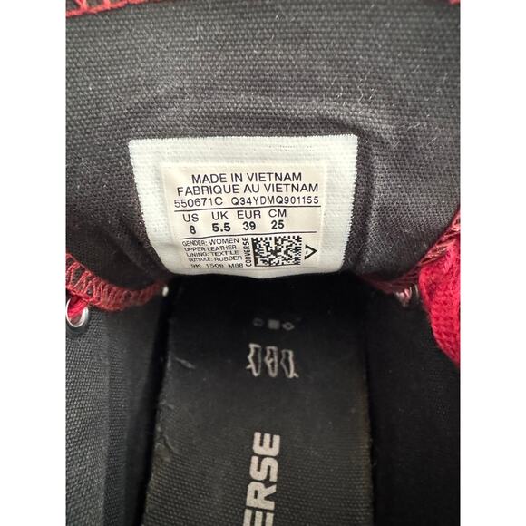 Converse Chuck Taylor All Star Lux Mid Dahlia Hidden Wedge Suede - Picture 7 of 8